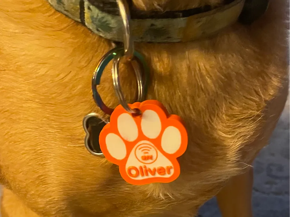 Placa Inteligente NFC 3D para Mascotas · foto 3 de 3