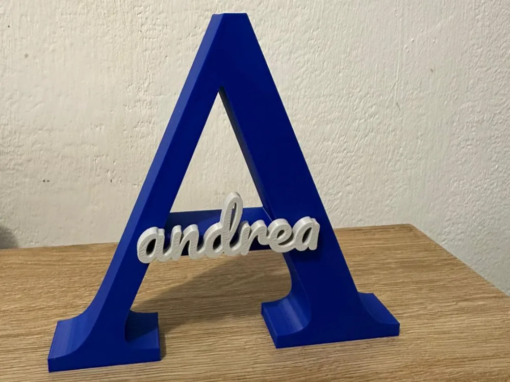 Letra 3D Personalizada con Nombre · foto 2 de 2