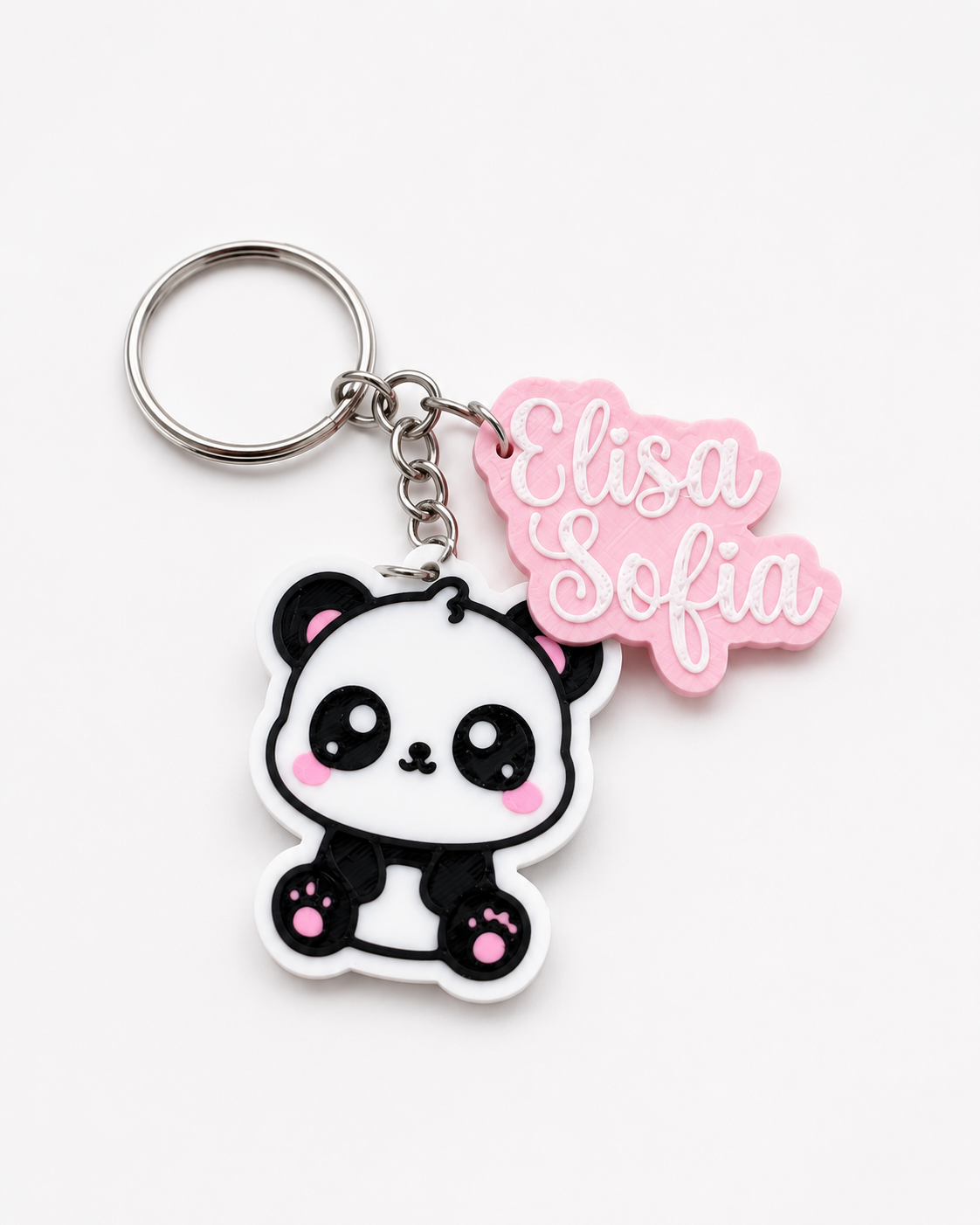 Llavero personalizado Panda Kawaii con Nombre · foto 1 de 2