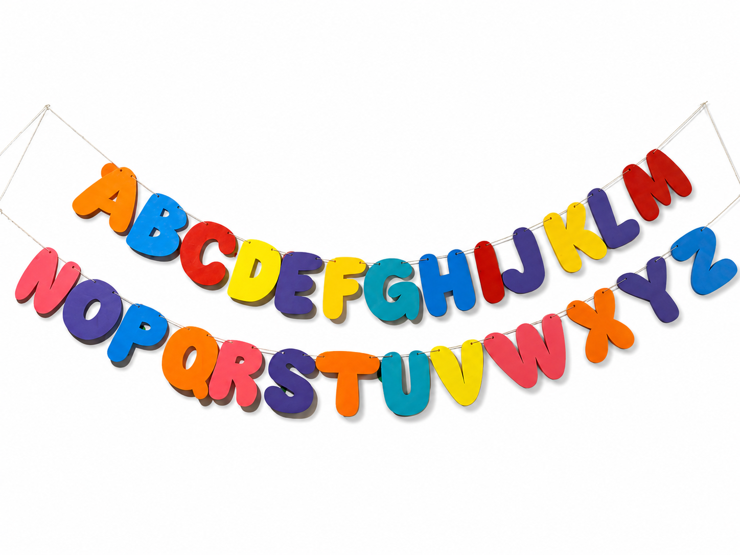 Letras grandes DIY para guirnaldas · foto 1 de 3